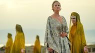 Janet McTeer plays Zeus' wife, Hera (Image Source: Netflix)